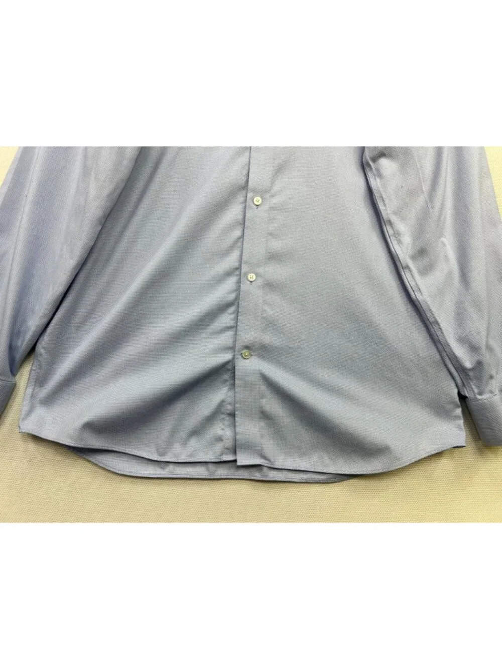 Banana Republic Men Grant Fit Button Up Dress Shirt Long Sleeve Sz XL Light Blue